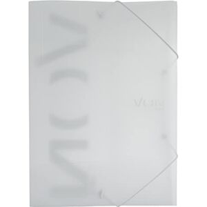 Leitz VON A4 Folder with Elastic Band, Polypropylene Plastic, for 150 Sheets, 3 Flaps, Modern Print, Lightweight, Pack of 5 Leitz VON A4 Folder with Elastic Band, Polypropylene Plastic, for 150 Sheets, 3 Flaps, Modern Print, Lightweight, Pack of 5