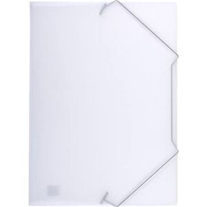 Elba 33490FL A4 File Folder/Plastic with Elastic Closure / 0.05 mm Polypropylene/for Approximately 50 Sheets/Pack of 10 / Transparent Elba 33490FL A4 File Folder/Plastic with Elastic Closure / 0.05 mm Polypropylene/for Approximately 50 Sheets/Pack of 10 / Transparent