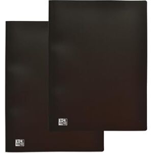 Oxford Pack of 2 Presentation Folders for 120 Views / 60 Pockets A4 Initial Polypropylene Cover Black Oxford Pack of 2 Presentation Folders for 120 Views / 60 Pockets A4 Initial Polypropylene Cover Black