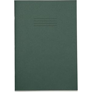 Rhino A4 Exercise Books, 80-Page / 8mm Lined with Margin Paper Notebook, 10-Pack, Office & School Stationery Supplies, Dark Green Rhino A4 Exercise Books, 80-Page / 8mm Lined with Margin Paper Notebook, 10-Pack, Office & School Stationery Supplies, Dark Green