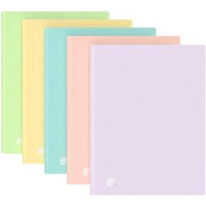 Oxford Urban A4 Display Book Folder, 5 x 20 Pockets, Opaque Assorted Pastel Colours, Presentation and Document Organizer (Pack of 5) Oxford Urban A4 Display Book Folder, 5 x 20 Pockets, Opaque Assorted Pastel Colours, Presentation and Document Organizer (Pack of 5)