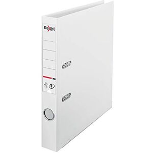 Rexel Choices, A4 Lever Arch File, 50 mm Spine, 350 Sheet Capacity, Plastic Cover, File Folder, 2115510, White Rexel Choices, A4 Lever Arch File, 50 mm Spine, 350 Sheet Capacity, Plastic Cover, File Folder, 2115510, White