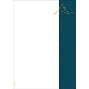 Sigel Christmas Tree Petrol A4 Stationery Paper - 90g/㎡ 100 Sheets Sigel Christmas Tree Petrol A4 Stationery Paper - 90g/㎡ 100 Sheets