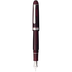 Platinum Japanese Fountain Pen #3776 Century Rhodium Bourgogne F/Red / 0.28-0.34mm / Handmade / 14K Gold Nib/with Gift Box/Fountain Pen Platinum Japanese Fountain Pen #3776 Century Rhodium Bourgogne F/Red / 0.28-0.34mm / Handmade / 14K Gold Nib/with Gift Box/Fountain Pen