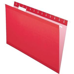 Pendaflex Reinforced Hanging File Folders, Legal Size, Red, 1/5 Cut, 25/BX (4153 1/5 RED) Pendaflex Reinforced Hanging File Folders, Legal Size, Red, 1/5 Cut, 25/BX (4153 1/5 RED)