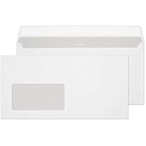 Blake Purely Everyday DL 110 x 220 mm 75 gsm Self Adhesive Envelopes Left Window (22774) Box of 500 Blake Purely Everyday DL 110 x 220 mm 75 gsm Self Adhesive Envelopes Left Window (22774) Box of 500