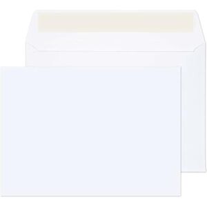 Blake Everyday White Envelopes B6 (127 x 176mm) Pack of 500 Thickness 100 GSM Peel and Seal Envelopes Sustainable PEFC Certified Envelope in White Business Office Supplies (ENV5007) Blake Everyday White Envelopes B6 (127 x 176mm) Pack of 500 Thickness 100 GSM Peel and Seal Envelopes Sustainable PEFC Certified Envelope in White Business Office Supplies (ENV5007)