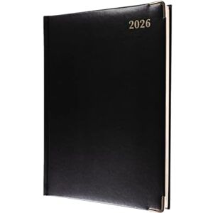 Collins Classic Manager 2026 12 Month Calendar Year Planner, Week-To-View with Appointments Diary Black (1210V.99-26) Collins Classic Manager 2026 12 Month Calendar Year Planner, Week-To-View with Appointments Diary Black (1210V.99-26)