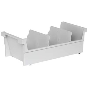 HAN 856-0-11, Suspendable box A6 landscape, for 1,000 cards, with 2 support plates, light-grey HAN 856-0-11, Suspendable box A6 landscape, for 1,000 cards, with 2 support plates, light-grey