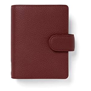 Filofax Norfolk Pocket Leather Organiser Currant Filofax Norfolk Pocket Leather Organiser Currant