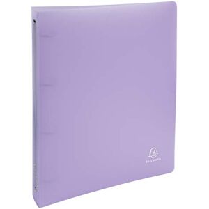 Exacompta Ref. 51975E set of 5 4-ring binders 30 mm in polypropylene dimensions 32 x 26.8 cm for A4 maxi format 297 x 242 mm Chromaline Pastel mauve colour Exacompta Ref. 51975E set of 5 4-ring binders 30 mm in polypropylene dimensions 32 x 26.8 cm for A4 maxi format 297 x 242 mm Chromaline Pastel mauve colour