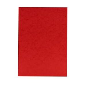 Clairefontaine Ref 3134Z Europa Coloured Card (Pack of 50 Sheets) A4 (297 x 210mm) Size, 265gsm, 300 Micron Mottled Pressboard, Acid Free Red Colour Clairefontaine Ref 3134Z Europa Coloured Card (Pack of 50 Sheets) A4 (297 x 210mm) Size, 265gsm, 300 Micron Mottled Pressboard, Acid Free Red Colour