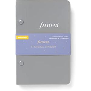 Filofax Personal Storage Binder Grey Filofax Personal Storage Binder Grey