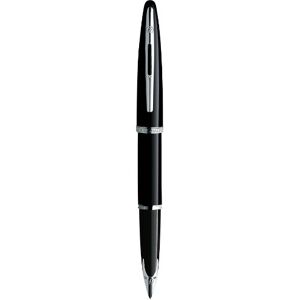 Waterman Carène Black Sea Fountain Pen High-Gloss Black With Palladium Plated Trim Fine Nib With Blue Ink Cartridge Gift Box Waterman Carène Black Sea Fountain Pen High-Gloss Black With Palladium Plated Trim Fine Nib With Blue Ink Cartridge Gift Box