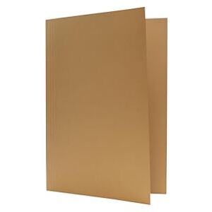 Exacompta Legal Filing Ref 714111 1/2 Overlap File, Box of 100, Made from 315gsm Strong Heavy Weight Recycled Manilla, Holds A4 & Foolscap Documents, 35 x 24 cm, Buff Exacompta Legal Filing Ref 714111 1/2 Overlap File, Box of 100, Made from 315gsm Strong Heavy Weight Recycled Manilla, Holds A4 & Foolscap Documents, 35 x 24 cm, Buff