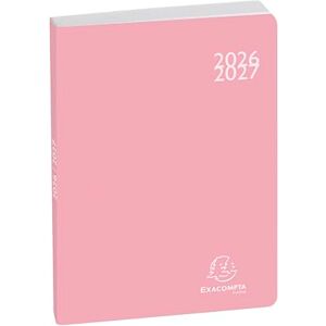 Exacompta Clairefontaine Forum Soft Harmony 1824086E Daily Diary with Printed Cardboard Cover 12 x 17 cm August 2023 to July 2024 Pink Exacompta Clairefontaine Forum Soft Harmony 1824086E Daily Diary with Printed Cardboard Cover 12 x 17 cm August 2023 to July 2024 Pink