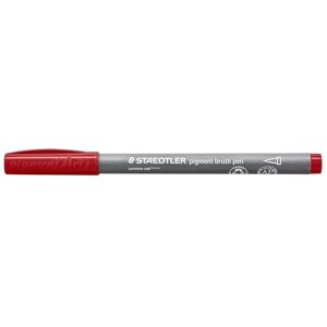 STAEDTLER 371-29 Pigment Arts Brush Pen Carmine Red (Box of 10) STAEDTLER 371-29 Pigment Arts Brush Pen Carmine Red (Box of 10)