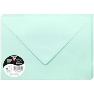 Clairefontaine 51332C Pack of 20 Gummed Envelopes C5 (16,2x22,9cm) 120gsm Colour Jade Green Invitation Events Correspondence Pollen Range Premium Smooth Paper Clairefontaine 51332C Pack of 20 Gummed Envelopes C5 (16,2x22,9cm) 120gsm Colour Jade Green Invitation Events Correspondence Pollen Range Premium Smooth Paper