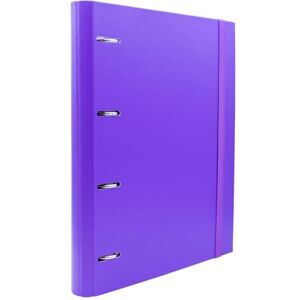 RAYLU PAPER 4 Ring Binder with 5 Coloured dividers and Refills of 100 Sheets A4 90 g with 4 x 4 mm Squares, 4 Ring Binder 30 mm. Rado System, 60 mm Spine. Violet, RP-ARCH4A RAYLU PAPER 4 Ring Binder with 5 Coloured dividers and Refills of 100 Sheets A4 90 g with 4 x 4 mm Squares, 4 Ring Binder 30 mm. Rado System, 60 mm Spine. Violet, RP-ARCH4A