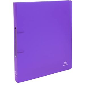 Exacompta Ref.54366E Box of 5 semi-rigid PP Chromaline binders 2 round rings, diameter 30mm Spine 40mm External dimensions: 32 x 26.8 cm Format to file A4 Maxi Colour: purple Exacompta Ref.54366E Box of 5 semi-rigid PP Chromaline binders 2 round rings, diameter 30mm Spine 40mm External dimensions: 32 x 26.8 cm Format to file A4 Maxi Colour: purple