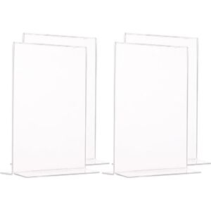 Sigel TA226 Sign Holder, upright, for A6, double-sided presentation, uv resistant acrylic, transparent, 10 Pieces Sigel TA226 Sign Holder, upright, for A6, double-sided presentation, uv resistant acrylic, transparent, 10 Pieces