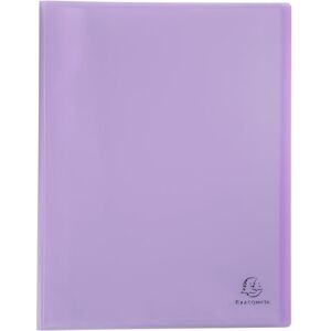 Exacompta Ref 88375E 1 Document Folder Made of semi-Rigid Polypropylene Chromaline Pastel 30 Smooth Crystal Pockets 60 Sheets Translucent Soft Cover A4 Size 24 x 32 cm Purple Exacompta Ref 88375E 1 Document Folder Made of semi-Rigid Polypropylene Chromaline Pastel 30 Smooth Crystal Pockets 60 Sheets Translucent Soft Cover A4 Size 24 x 32 cm Purple
