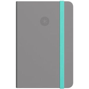 Antartik Notebook with Gummet Notes Hard Cover A4 Smooth Sheets Grey and Turquoise 100 Sheets 80 GR FSC Antartik Notebook with Gummet Notes Hard Cover A4 Smooth Sheets Grey and Turquoise 100 Sheets 80 GR FSC