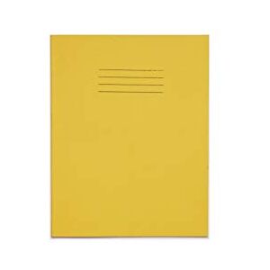 Rhino A5+ Exercise Books, 80 Page/Blank Paper Notebook, 10 Pack, 9 x 7 Writing Book, Office & School Stationery Supplies, Yellow Rhino A5+ Exercise Books, 80 Page/Blank Paper Notebook, 10 Pack, 9 x 7 Writing Book, Office & School Stationery Supplies, Yellow