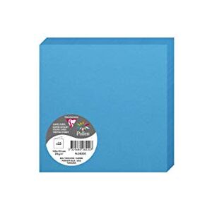 Clairefontaine 2822C Pack of 25 Double Cards Square 13.5x13.5cm 210g/m² Intensive Blue Invitation and Correspondence Boards Pollen Range Premium Smooth Paper Clairefontaine 2822C Pack of 25 Double Cards Square 13.5x13.5cm 210g/m² Intensive Blue Invitation and Correspondence Boards Pollen Range Premium Smooth Paper