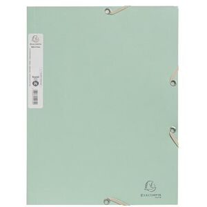 Exacompta Ref 55233E Box of 25 Autentik Elastic folders 3 Flap Pockets Made of Recycled Card 400 g/m2 Size 24 x 32 cm for A4 documents sage Green Exacompta Ref 55233E Box of 25 Autentik Elastic folders 3 Flap Pockets Made of Recycled Card 400 g/m2 Size 24 x 32 cm for A4 documents sage Green