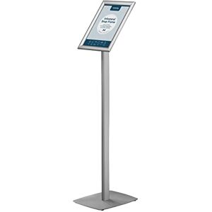 Europel A4 Poster Display Stand – Magnetic Floor Standing Sign Holder Ideal for Advertising, offers, Informance or notices with Aluminium Anodised Construction & Non-Glare Cover Europel A4 Poster Display Stand – Magnetic Floor Standing Sign Holder Ideal for Advertising, offers, Informance or notices with Aluminium Anodised Construction & Non-Glare Cover