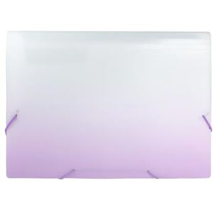 Idena 12109 Document Folder A4 Plastic Expanding File in White and Purple with 12 Compartments Sorting Folder with Elastic Band Includes Labelling Labels Idena 12109 Document Folder A4 Plastic Expanding File in White and Purple with 12 Compartments Sorting Folder with Elastic Band Includes Labelling Labels