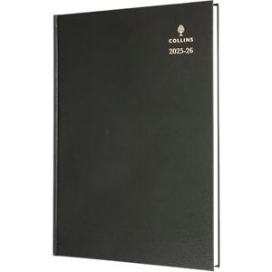 Collins 'Desk' 12 Month Mid/Academic Year Planner, July 2025-July 2026-40M.99-2526- Week-to-View Appointments Diary, A4 Hard Cover, Black Collins 'Desk' 12 Month Mid/Academic Year Planner, July 2025-July 2026-40M.99-2526- Week-to-View Appointments Diary, A4 Hard Cover, Black