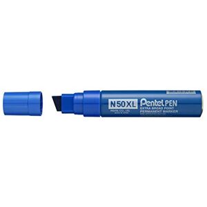 Pentel N50XL-C Chisel Tip Permanent Marker Blue (Pack of 6) Pentel N50XL-C Chisel Tip Permanent Marker Blue (Pack of 6)