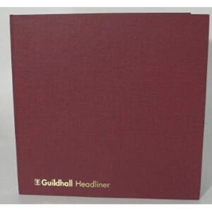 Exacompta Ref 58/4-16Z Guildhall Headliner Case bound Hardback Account Book,298x305mm, 4 Debit and 16 Credit Column, 80 Pages, Burgundy Vinyl Cover, Traditionally Sewn,29.8 x 30.5 cm Exacompta Ref 58/4-16Z Guildhall Headliner Case bound Hardback Account Book,298x305mm, 4 Debit and 16 Credit Column, 80 Pages, Burgundy Vinyl Cover, Traditionally Sewn,29.8 x 30.5 cm