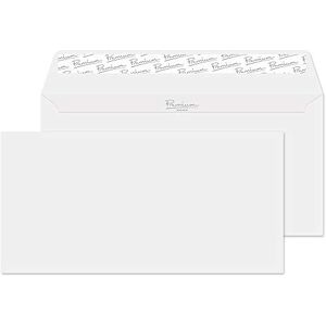 Blake Business DL 110 x 220 mm 120 gsm Peel & Seal Wallet Envelopes (37882) Brilliant White Wove Pack of 500 Blake Business DL 110 x 220 mm 120 gsm Peel & Seal Wallet Envelopes (37882) Brilliant White Wove Pack of 500