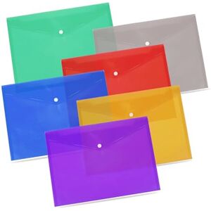 G4GADGET Pack of 25 A5 Bright Transparent Popper Wallet/Paper Wallets Assorted Colours G4GADGET Pack of 25 A5 Bright Transparent Popper Wallet/Paper Wallets Assorted Colours