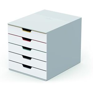 Durable VARICOLOR® MIX 5 Drawer Unit Desktop Drawer Set with 5 Colour Coded Draws Perfect for Storing Documents and Paper Work Durable VARICOLOR® MIX 5 Drawer Unit Desktop Drawer Set with 5 Colour Coded Draws Perfect for Storing Documents and Paper Work