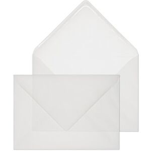 Blake Creative Senses C5 162 x 229 mm 90gsm Translucent Diamond Flap Gummed Banker Invitation Envelopes (ENV2315) Translucent White Pack of 500 Blake Creative Senses C5 162 x 229 mm 90gsm Translucent Diamond Flap Gummed Banker Invitation Envelopes (ENV2315) Translucent White Pack of 500
