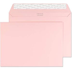 Blake Creative Colour C5 162 x 229 mm 120 gsm Peel & Seal Wallet Envelopes (301) Baby Pink Pack of 500 Blake Creative Colour C5 162 x 229 mm 120 gsm Peel & Seal Wallet Envelopes (301) Baby Pink Pack of 500