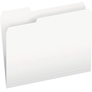 Pendaflex Two-Tone Color File Folders, Letter Size, White, 1/3 Cut, 100 per Box (152 1/3 WHI) Pendaflex Two-Tone Color File Folders, Letter Size, White, 1/3 Cut, 100 per Box (152 1/3 WHI)