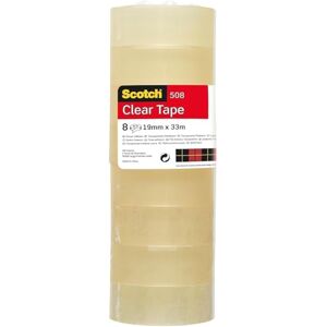 Scotch Transparent Tape, 8 Rolls (19 mm x 33 m) General Purpose Clear Tape for School, Home and Office (Packaging may differ) Scotch Transparent Tape, 8 Rolls (19 mm x 33 m) General Purpose Clear Tape for School, Home and Office (Packaging may differ)