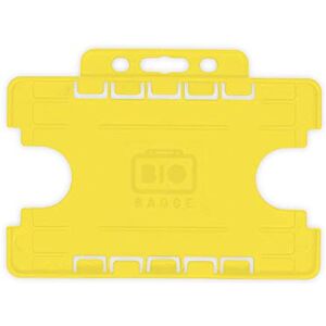 ID Card IT Badge Pass Card ID Holder Double Sided for Lanyard Neck Straps, Retractable Keyring reels, Work Passes for School, Office, Nurse, NHS, Teachers, Credit Card (Pack of 100) (Yellow) ID Card IT Badge Pass Card ID Holder Double Sided for Lanyard Neck Straps, Retractable Keyring reels, Work Passes for School, Office, Nurse, NHS, Teachers, Credit Card (Pack of 100) (Yellow)