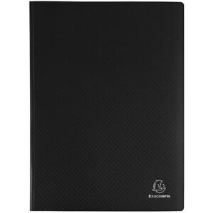 Exacompta Ref 8821E Box of 20 OPAK Document Holders 20 Smooth Crystal Clear Pockets 40 Sheets for A4 Size Size 24 x 32 cm semi-Rigid Polypropylene Cover Colour Black Exacompta Ref 8821E Box of 20 OPAK Document Holders 20 Smooth Crystal Clear Pockets 40 Sheets for A4 Size Size 24 x 32 cm semi-Rigid Polypropylene Cover Colour Black