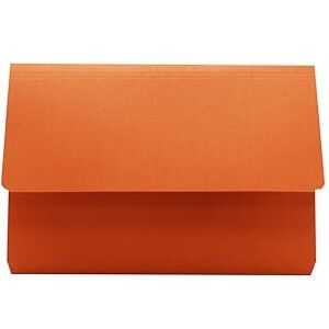 Exacompta Legal Filing Ref 713706 1/2 Flap Document Wallet, Box of 50, Made from 250gsm Strong Medium Weight Recycled Manilla, Holds A4 & Foolscap Documents, 35 x 24 cm, Orange Exacompta Legal Filing Ref 713706 1/2 Flap Document Wallet, Box of 50, Made from 250gsm Strong Medium Weight Recycled Manilla, Holds A4 & Foolscap Documents, 35 x 24 cm, Orange