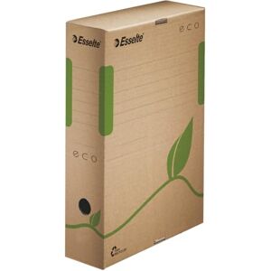 Esselte A4 Eco Archiving Box, Brown, Pack of 25,80 mm Esselte A4 Eco Archiving Box, Brown, Pack of 25,80 mm