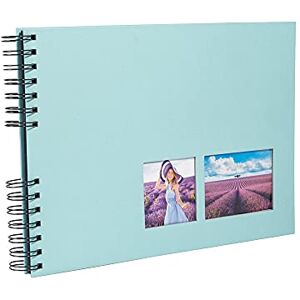 Exacompta Ref 15001E MILANO Spiralbound Photo Album (50 Pages) -32 x 22cmin Size, Holds 150 Photos, 250gsm Black Card Pages, FSC-Certified Green Paper Cover Exacompta Ref 15001E MILANO Spiralbound Photo Album (50 Pages) -32 x 22cmin Size, Holds 150 Photos, 250gsm Black Card Pages, FSC-Certified Green Paper Cover