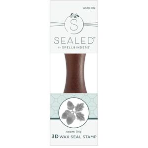 Spellbinders Acorn Trio 3D Wax Seal Stamp from the Falling Leaves Collection Spellbinders Acorn Trio 3D Wax Seal Stamp from the Falling Leaves Collection