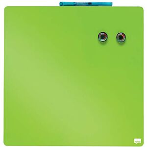 Nobo Mini Magnetic Whiteboard Coloured Tile, Frameless, Dry Wipe, Easy Clean, Wall Mountable, Home/Office, 360 x 360 mm, Green, 1903773 Nobo Mini Magnetic Whiteboard Coloured Tile, Frameless, Dry Wipe, Easy Clean, Wall Mountable, Home/Office, 360 x 360 mm, Green, 1903773