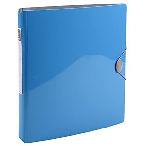 Exacompta Ref. 51872E Iderama rigid PP binder with elastic closure 4 D-rings of 30 mm Spine 50 mm External dimensions: 32 x 27 cm A4 file format Colour: light blue Exacompta Ref. 51872E Iderama rigid PP binder with elastic closure 4 D-rings of 30 mm Spine 50 mm External dimensions: 32 x 27 cm A4 file format Colour: light blue